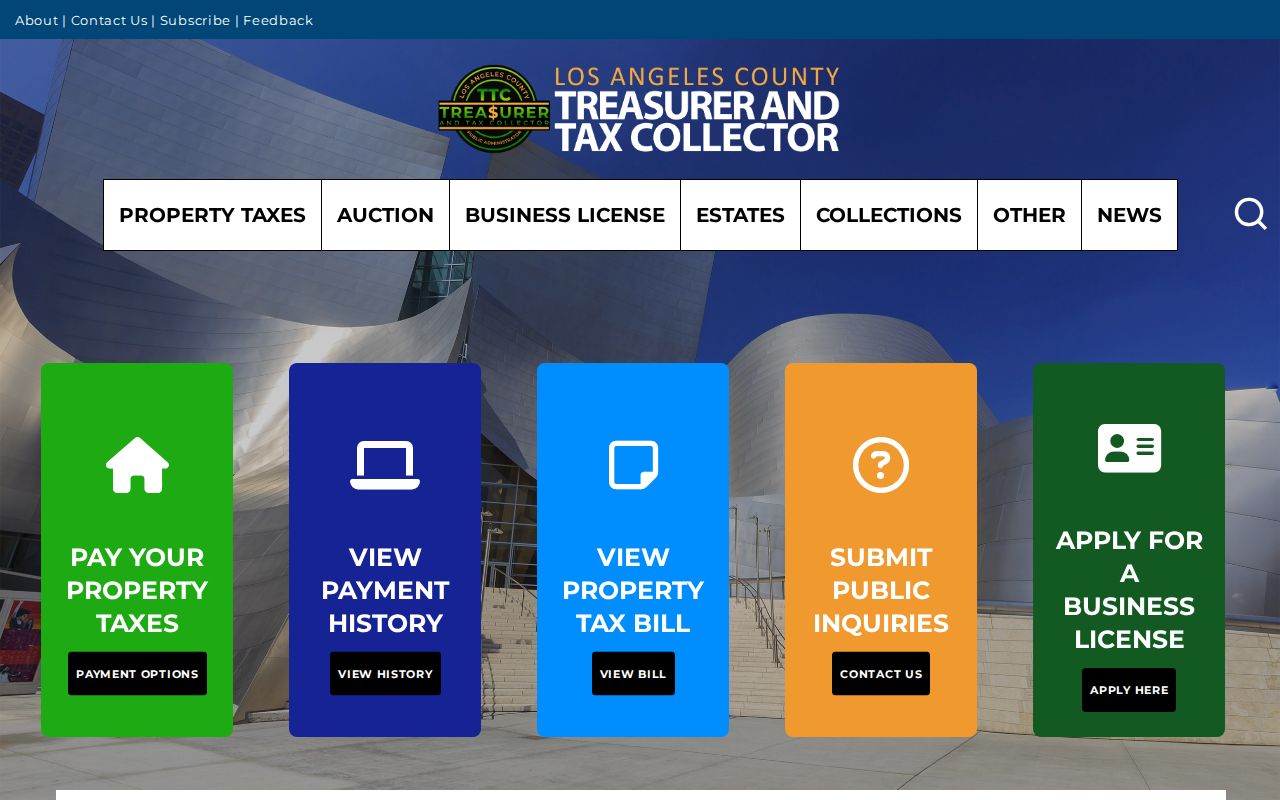 Monrovia street directory property tax record route