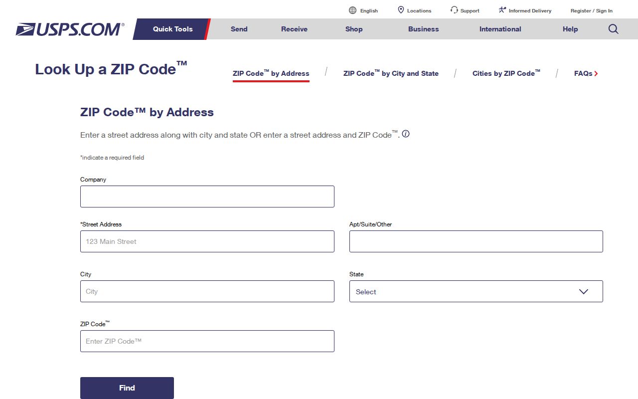 Monrovia ZIP code directory USPS address lookup
